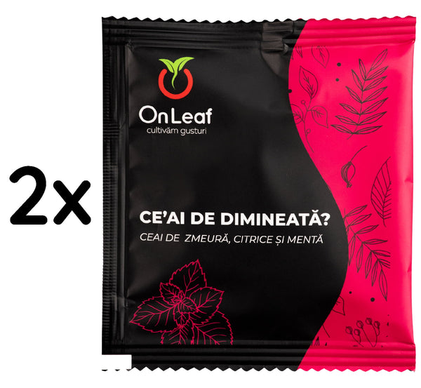 Ce’ai de dimineață? cu zmeură, citrice şi mentă