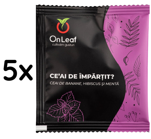 Ce’ai de împărțit? cu banane, hibiscus și mentă