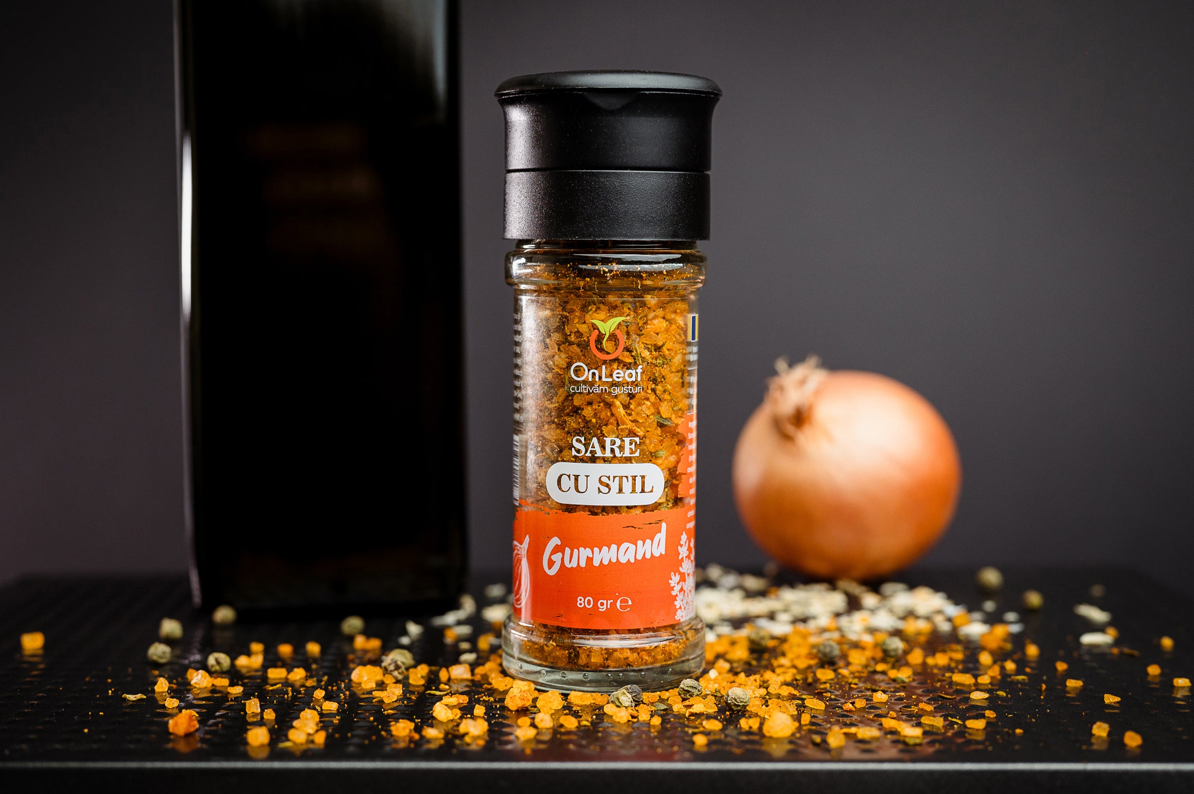 Sare Aromatizată cu Ceapă și Curry, Stil Gurmand, 80 g