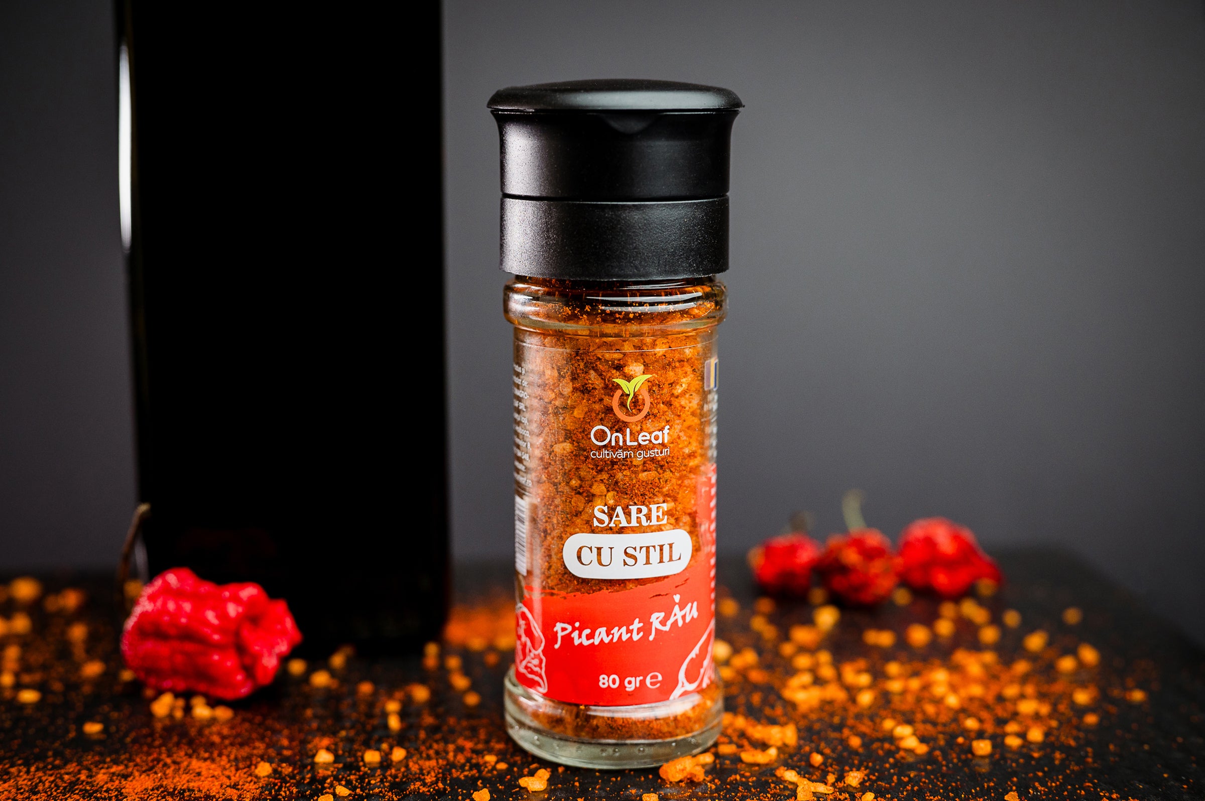 Sare Aromatizată, Extrem de Picantă, cu Trinidad Scorpion, 80 g