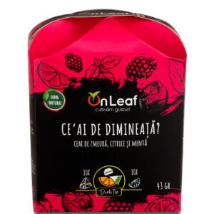 Ce'ai de dimineață? zmeură, citrice și mentă