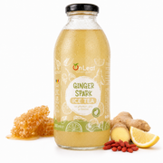 Ceai Rece cu Ghimbir, Goji, Lămâie și Miere, 500 ml