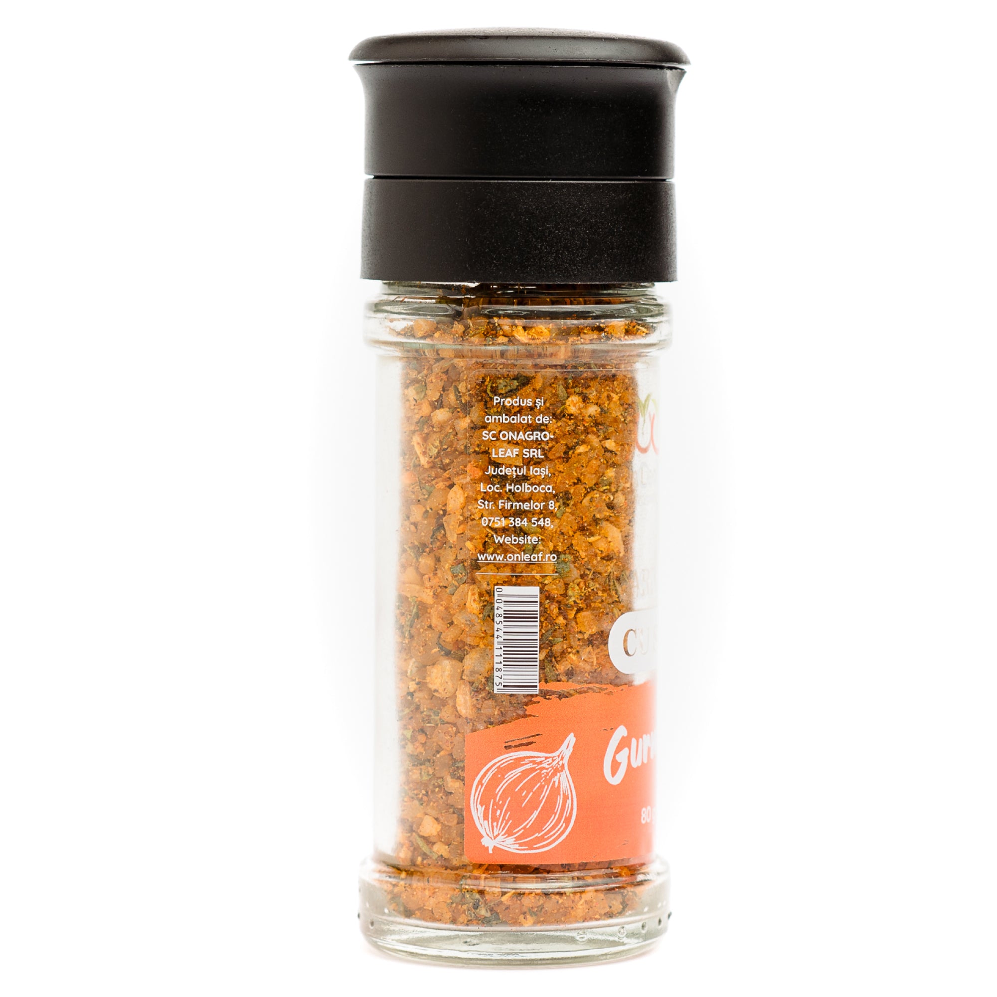 Sare Aromatizată cu Ceapă și Curry, Stil Gurmand, 80 g