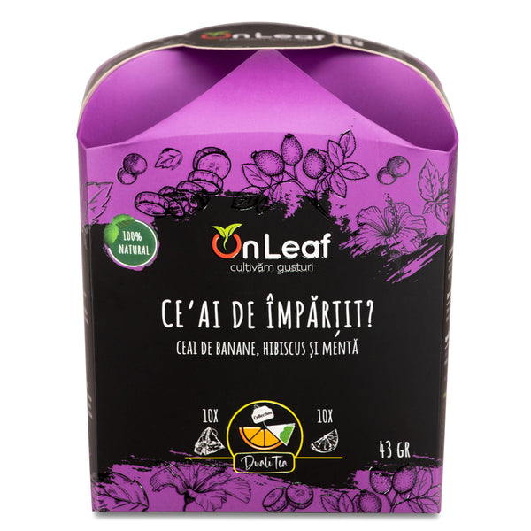 Ceai de Împărțit? cu Banane, Hibiscus și Mentă, 43 g