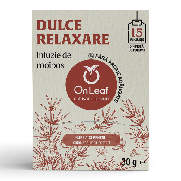Ceai de Rooibos, 15 Pliculețe fără Plastic, 30 g