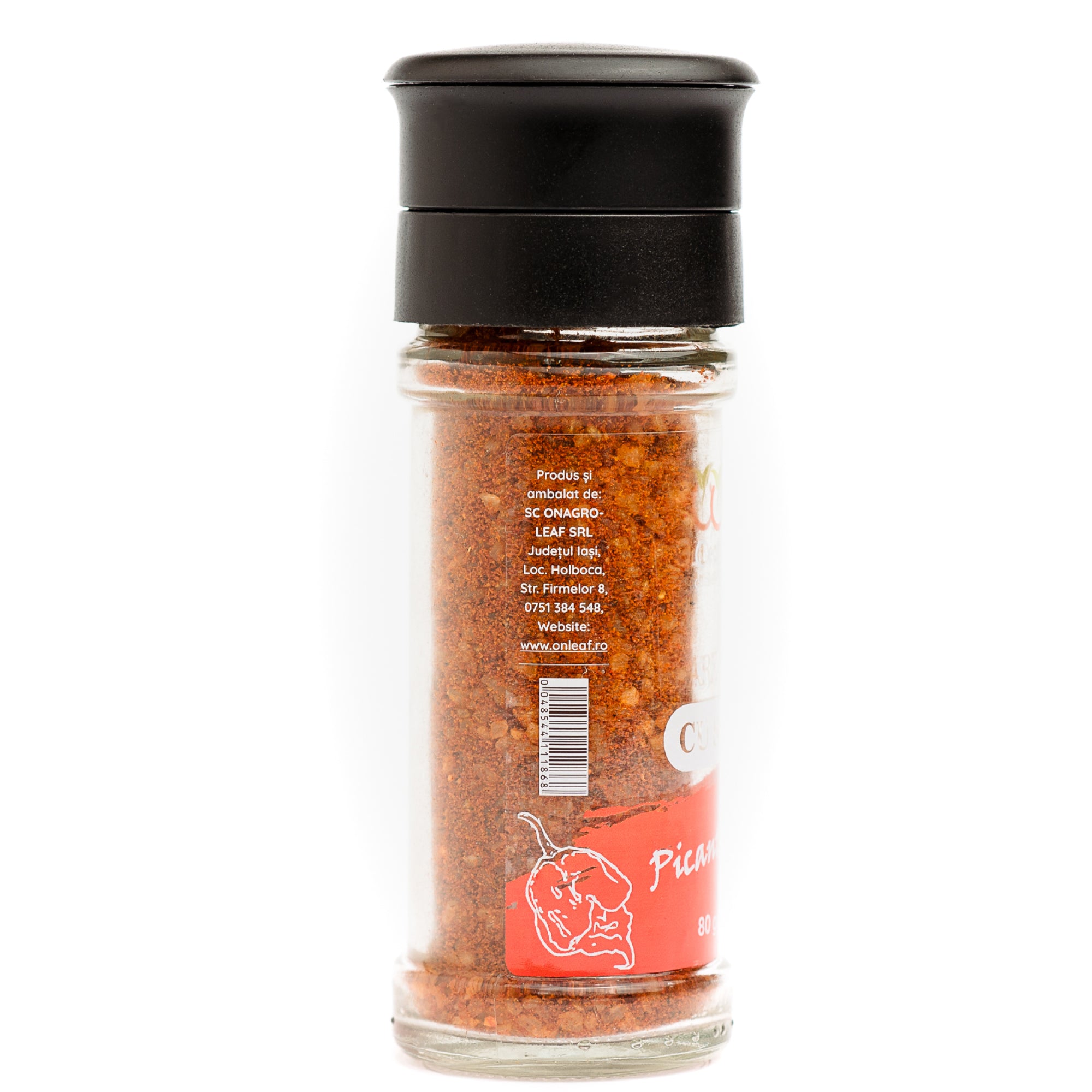 Sare Aromatizată, Extrem de Picantă, cu Trinidad Scorpion, 80 g