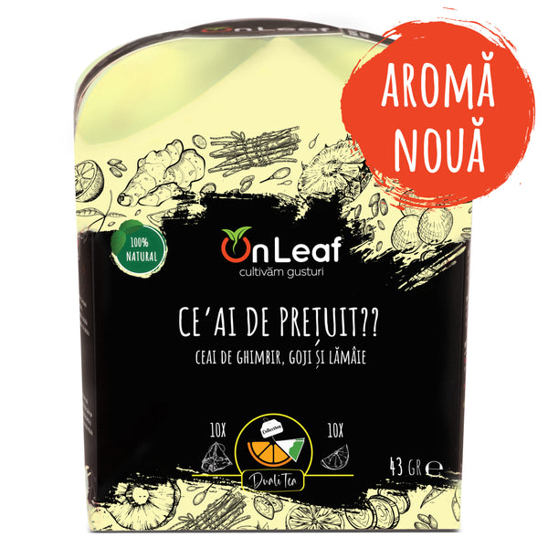 Ceai de Prețuit? cu Ghimbir, Goji și Lămâie, 43 g