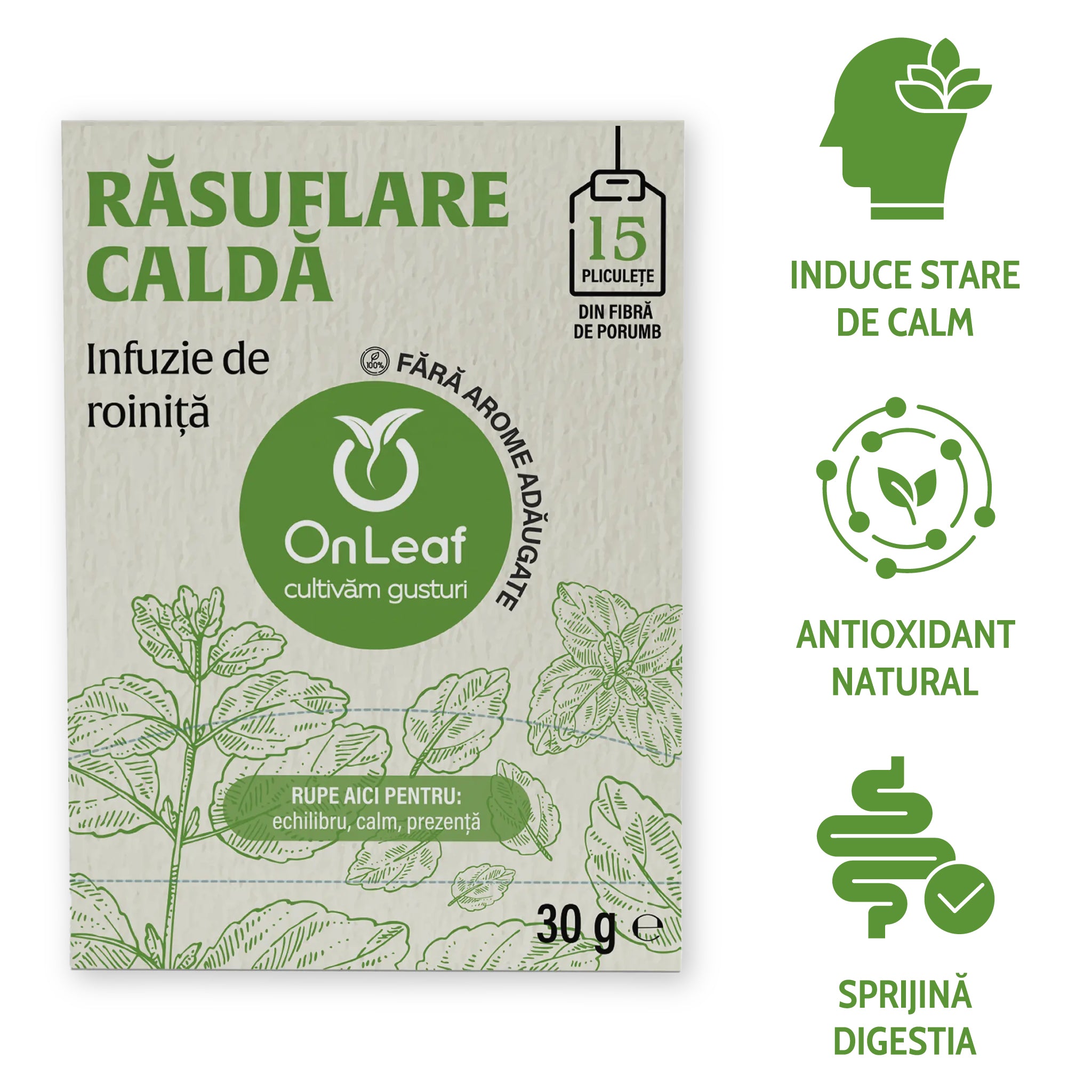 Pachet 4 Ceaiuri, Echilibru Digestiv, 60 Infuzii, 111 g