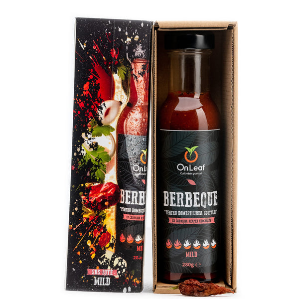 Sos Iute Berbeque Mild, Iuțime 2/6, cu Carolina Reaper, 280 g