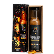 Sos Iute Exotic Shot Spicy, Iuțime 3/6, cu Carolina Reaper, 280 g