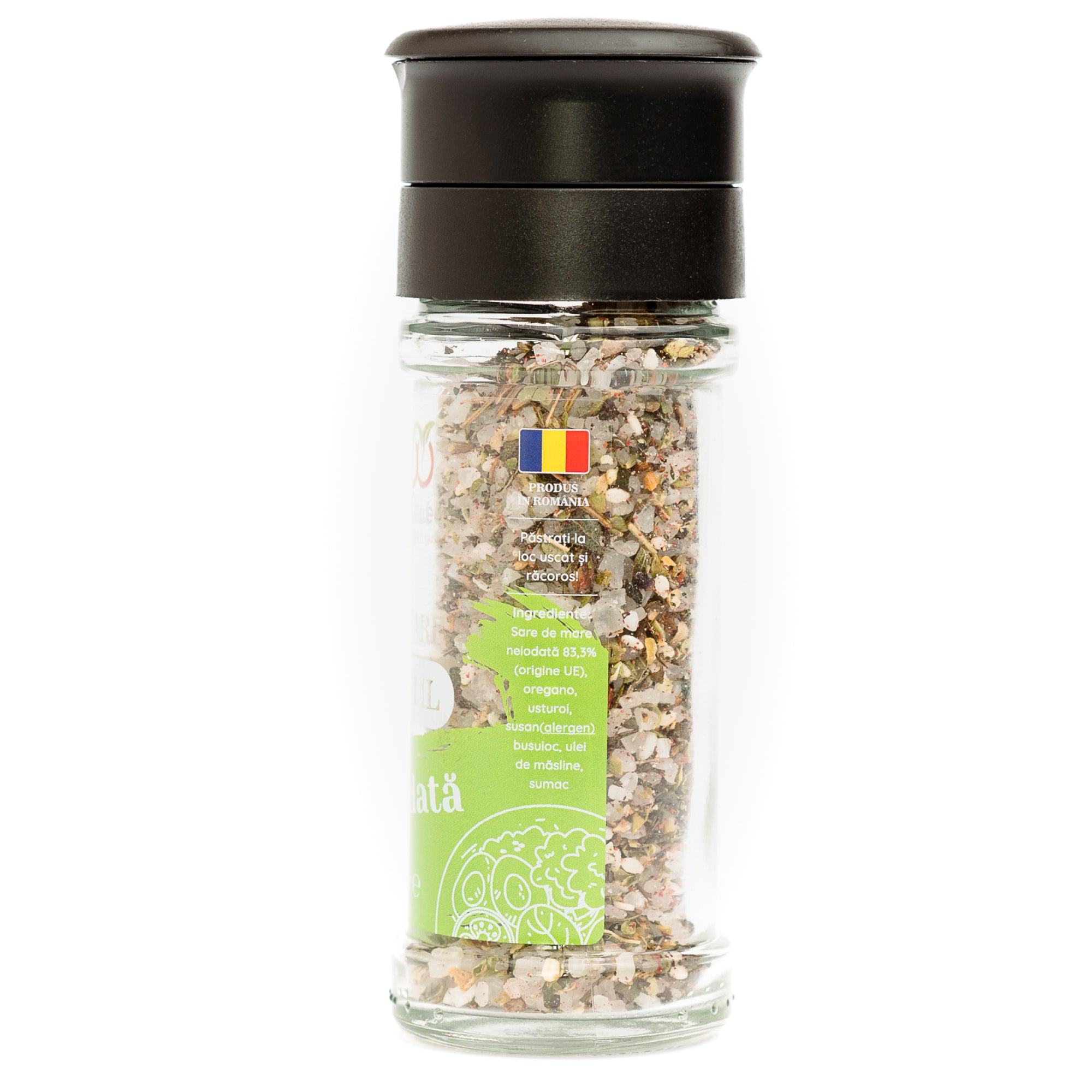 Sare Aromatizată pentru Salată, cu Oregano și Sumac, 80 g