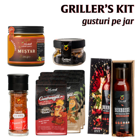 Pachet Picant:<br>Griller's Kit<br>Gusturi pe jar